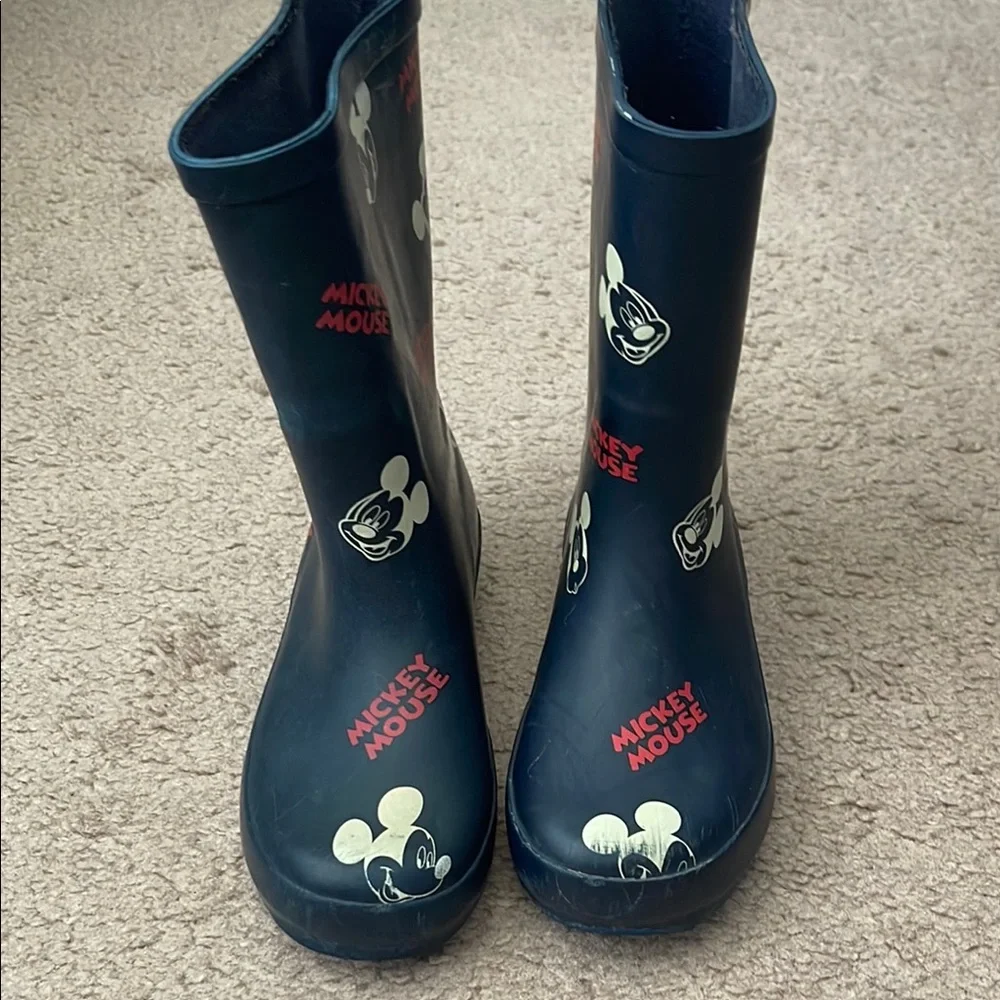 Zara Mickey Mouse Kids Rain Boots